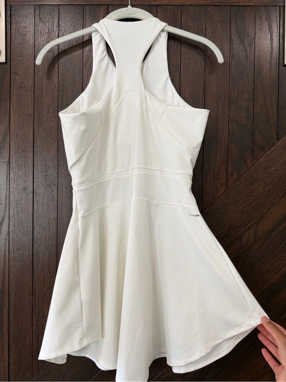 adidas White Racerback Mini Dress - Picture 2 of 5